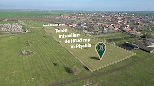 Teren 16.157 mp cu potențial rezidențial   poziție excelentă în Pișchia