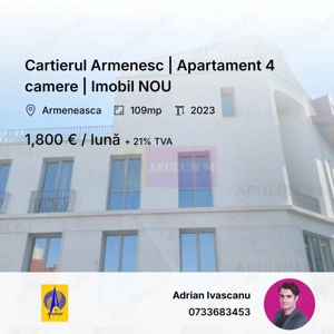 Armeneasca Licurg 2 Prime Residence | Apartament 4 camere UNIC
