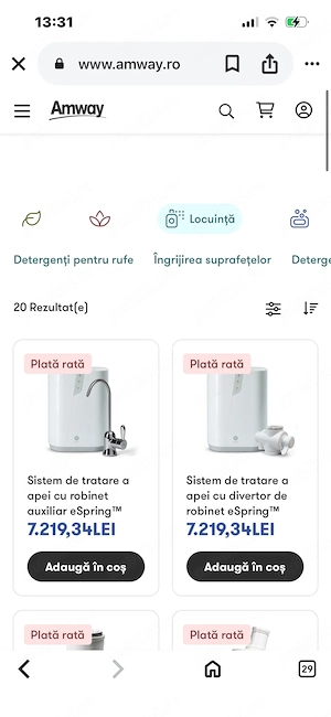 Filtru de apă-Amway , nou, nefolosit  - imagine 3