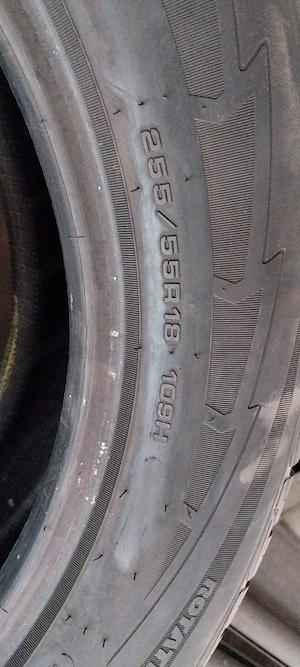 4 cauciucuri de iarna 255.55R18, 109H, GOODyear M+S , Dot 10/19 + jante aliaj pentru SUV BMW X5