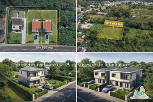 Teren intravilan Balotesti - Saftica 662mp