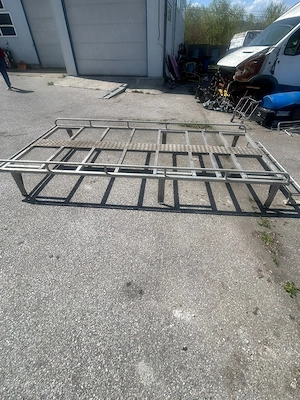 Vand portbagaj ( aluminiu ) pentru microbuz + scara