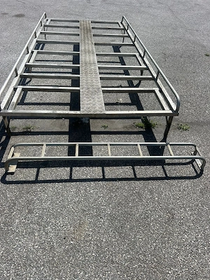 Vand portbagaj ( aluminiu ) pentru microbuz + scara - imagine 2