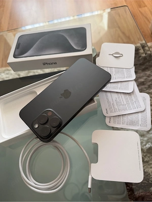 Iphone 15 PRO MAX black 256gb Fullbox - imagine 3