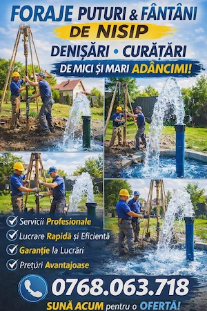 foraje puțuri  - imagine 5