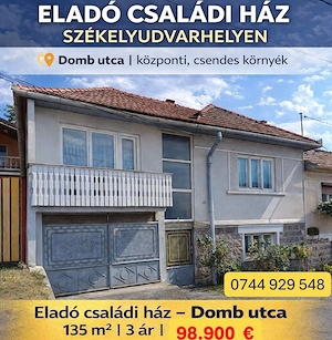 Családi ház Székelyudvarhely központi zónájában