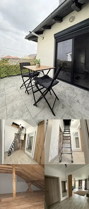 Apartament cu 3 camere mobilat si utilat et 1 cu POD pe toata suprafata TERASA CHISODA - imagine 8