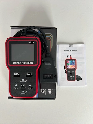 Tester auto universal diagnoza OBD2 V620 - sterge erori rapid - imagine 2