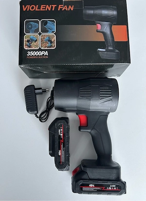 Suflantă Vacuum portabil fără fir 48V 35000Pa 2 baterii incluse