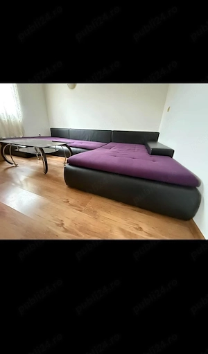 de vânzare canapea extensibilă +măsuță cea din poză  - imagine 3