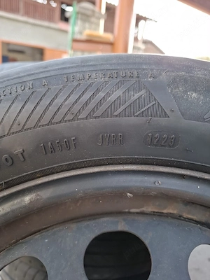 roti echipate cauciucuri de vara si genti de tabla cu capace 205 55 16 - imagine 4