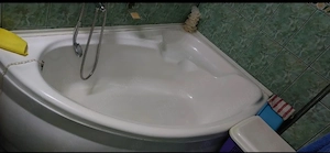 Vand cada de dus 150 100 cu masca si suport fix