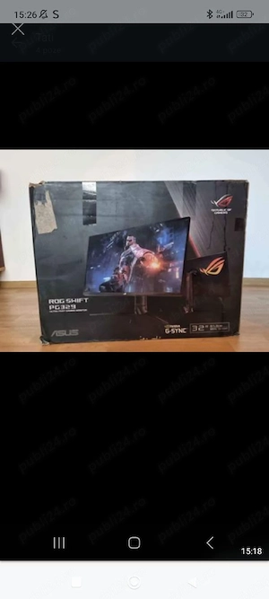 Vand Monitor Asus Rog SwiftPG329