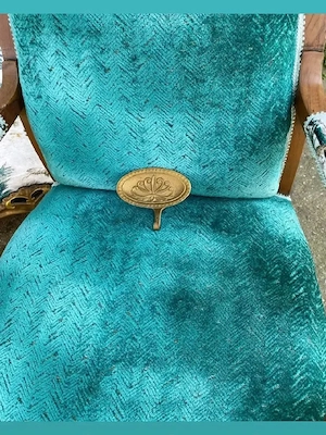 Set restaurat: cuier, masuta si fotoliu - imagine 5