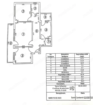 Etaj 8/10 | 78 mp total | 75.000 € negociabil - imagine 10