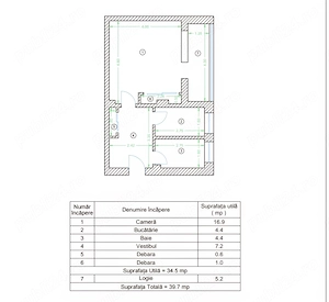Garsoniera, renovata, 40mp, pt investitie sau locuit, 5 minute metrou Gorjului, semistradala - imagine 15
