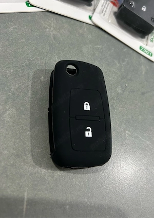 Husa cheie auto silicon Skoda Volkswagen Seat 2 - imagine 3