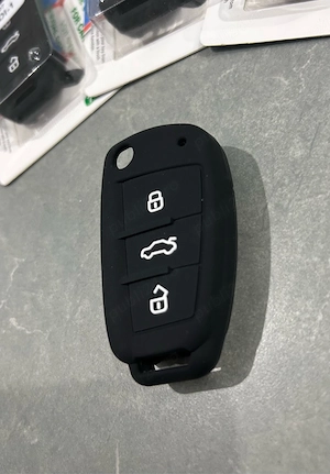 Husa cheie auto silicon Audi - imagine 2