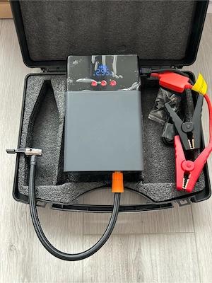 Starter auto baterie cu compresor portabil multifunctional - Power Bank Kit pornire