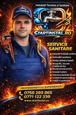  Instalator sanitar autorizat   servicii complete în județul Satu Mare 