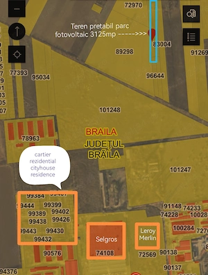 Teren intravilan 3125mp | inchiriere parc fotovoltaic