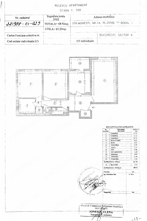 Apartament 3 CAMERE - 70mp - 5 MIN GORJULUI - parcul liniei FAZA 3 - 4 min - imagine 3