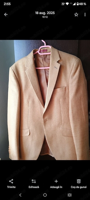 sacou de barbati  - imagine 3