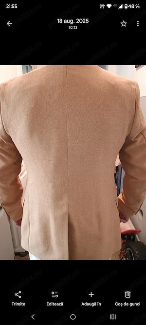 sacou de barbati  - imagine 2