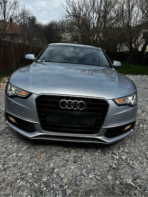 Fata completa bot parte frontala Audi A5 facelift 2015 faruri xenon capota bara s line trager radiat - imagine 6