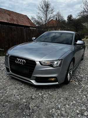 Fata completa bot parte frontala Audi A5 facelift 2015 faruri xenon capota bara s line trager radiat - imagine 4