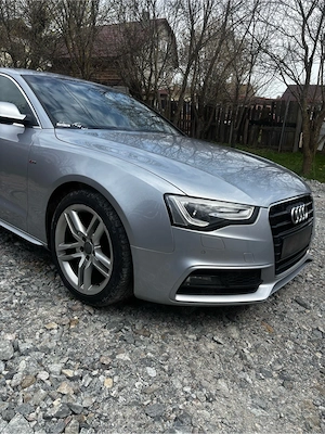 Fata completa bot parte frontala Audi A5 facelift 2015 faruri xenon capota bara s line trager radiat - imagine 2