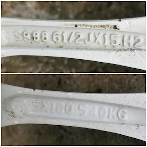 Jante Sparco Pista R15 5X100 - imagine 5