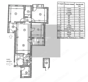 Inchiriere apartament 117mp -Cartierul Evreiesc -Str. Traian -birouri - imagine 3
