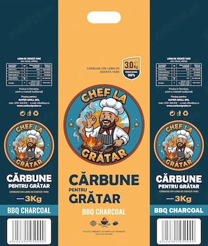Vând marcă înregistrată pentru cărbune pentru grătar:  "CHEF LA GRĂTAR" 