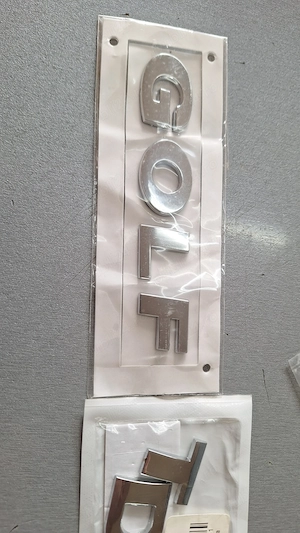 Litere Pentru auto GOLF TDI