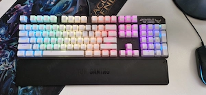 tastatura mecanica iluminata ASUS TUF Gaming cu fir