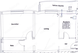 Apartament Nou Giroc | 2 camere | Decomandat | Balcon | Parcare - imagine 7