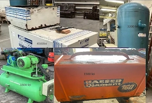 Compresoare cu surub sau cu piston mai multe modele