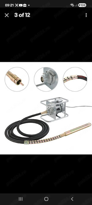vibrator de beton - imagine 2