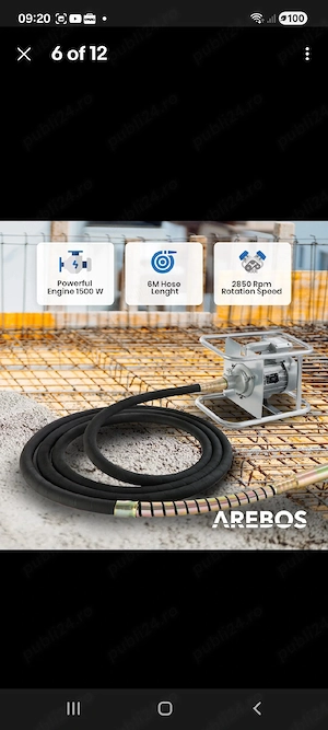 vibrator de beton - imagine 5