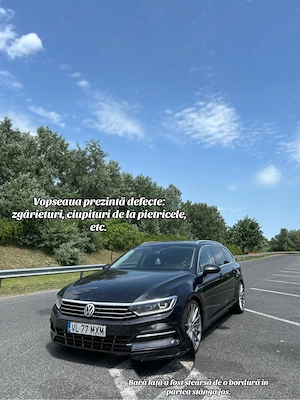 Passat B8 2015, 2.0 CRLB, DSG, Dynaudio, Pano, ACC, Lane Assist, High Led, Suspensie pe aer - imagine 3