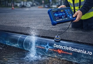 Nou! Detectie pierderi apa trasee incalzire sau trasee alimentare apa, hidranti