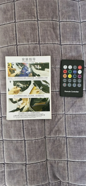 lumini de interior auto RGB cu telecomanda sau aplicatie - imagine 3