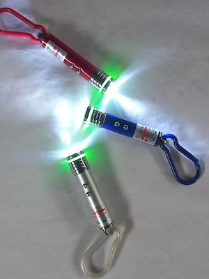 3 bucăți-Mini lanternă cu laser