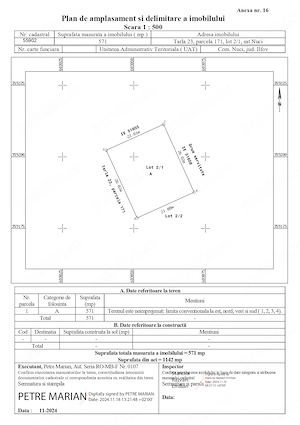 Teren intravilan 571 mp  - imagine 2