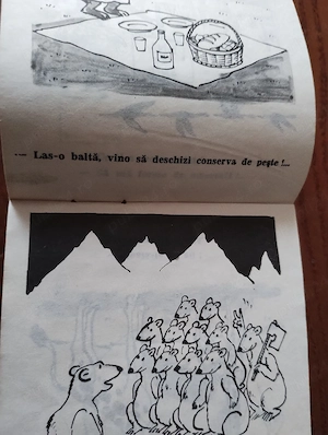 238. Cărticică de caricaturi, Necuvântătoarele au cuvântul, Gheorghe Chiriac, 1980 - imagine 3