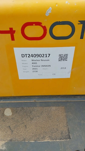 Dumper Wacker Neuson 4001, 4x4, 2015, 4 tone, stare foarte buna - imagine 7