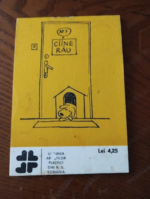 239. Cărticică de caricaturi, Întâmplări din blocul meu, Nicolae Nobilescu, 1980 - imagine 2