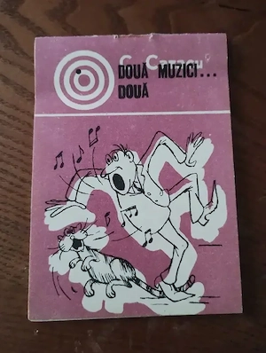 240. Cărticică de caricaturi, Două muzici, două, Constantin Cazacu, 1980