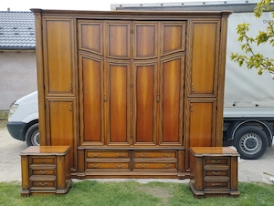 dormitor complet din lemn masiv NUC 